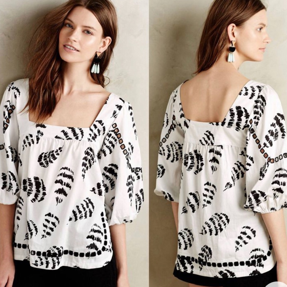 Anthropologie Sam & Lavi Penna Peasant Blouse